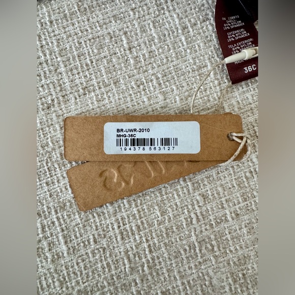 Skims Ultra Fine Mesh Scoop Bra - Mahogany - Picture 7 of 8